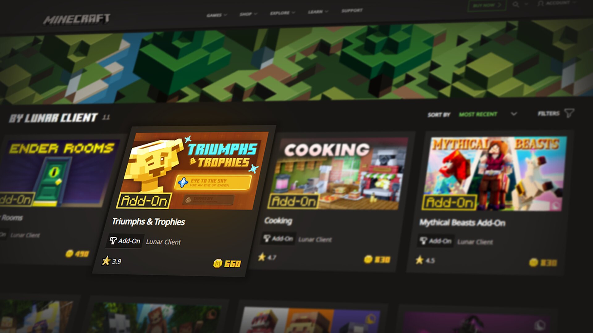Minecraft: Bedrock Partner Thumbnail